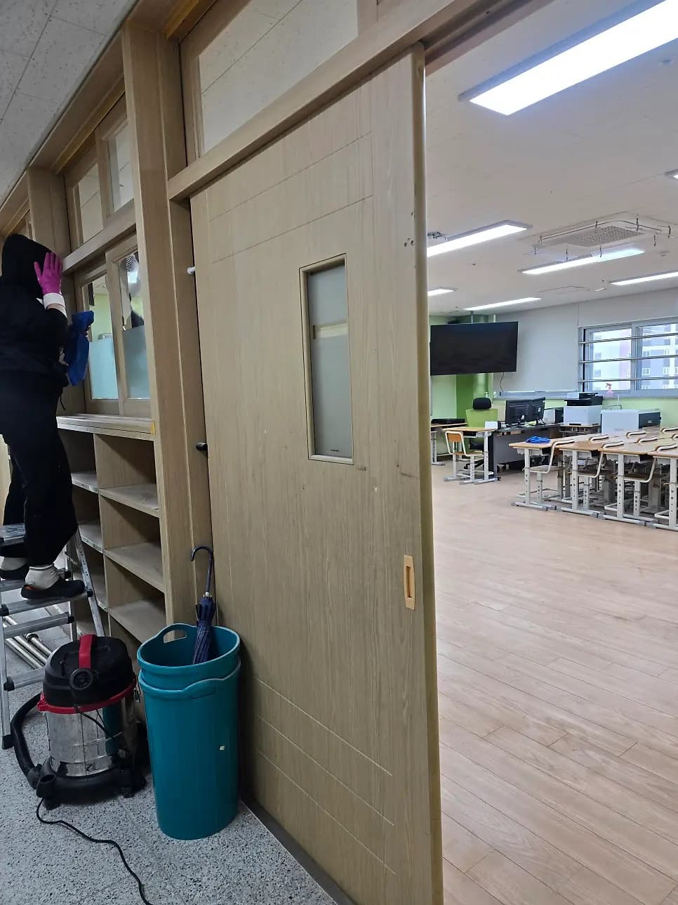 정기 청소 현장 사진
