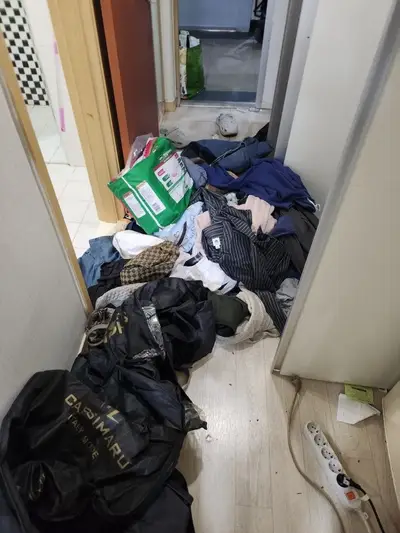 용인거주청소 쓰레기집청소, 생활쓰레기와 찌든때까지 한 번에 현장 사진